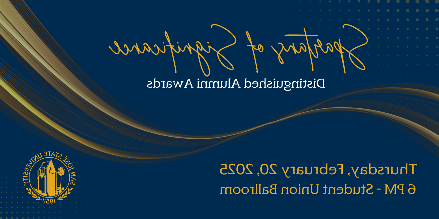 Distinguished Alumni Award Graphic